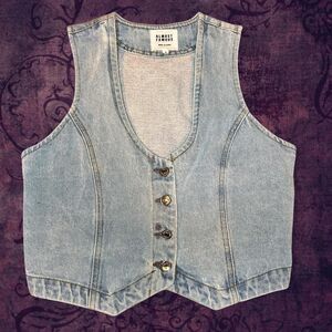Almost-famous Women's Blue Gilet
